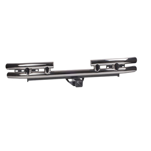 Rugged Ridge 3in Rear Tube Bumper W/Hitch 87-06 Jeep Wrangler
