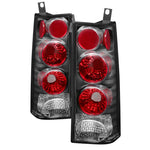 xTune Chevy Express Van 03-08 / GMC Savana 03-08 Euro Style Tail Lights -Black ALT-JH-CEXP03-BK