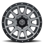 ICON Compression 17x8.5 5x5 -6mm Offset 4.5in BS 71.5mm Bore Titanium Wheel