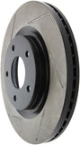 StopTech 11-14 Nissan Juke Slotted Front Right Rotor
