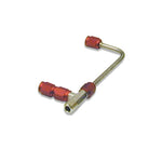 Nitrous Express 4150 Gemini SS Solenoid to Plate Connectors (New Style) - Red