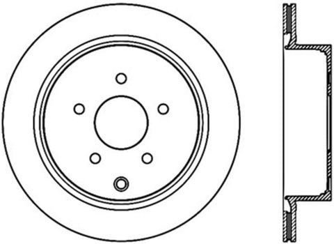 StopTech Slotted & Drilled Cryo Sport Brake Rotor