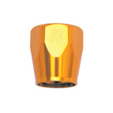 Russell Performance 2-Piece -6 AN Anodized Full Flow Swivel Hose End Sockets (Qty 2) - Orange