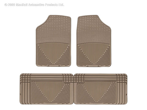 WeatherTech 84-95 Plymouth Voyager Front and Rear Rubber Mats - Tan