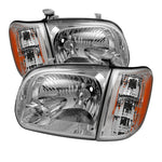 Xtune Toyota Tundra Double Cab 05-06 OEM Style Headlights & Corner Lights Chrome HD-JH-TTUN05-AM-C