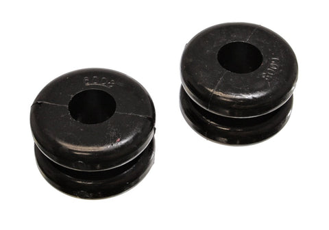 Energy Suspension 2-1/4in Tall x 3-9/16in Dia Black Coil Spring Damper Donuts (Set of 2)
