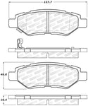 StopTech Street Select Brake Pads w/Hardware - Rear