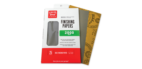 Griots Garage BOSS Finishing Papers - 2000g - 5 .5in x 9in (25 Sheets)