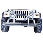 Rugged Ridge Defender Front Bumper SS 55-06 Jeep CJ / Jeep Wrangler