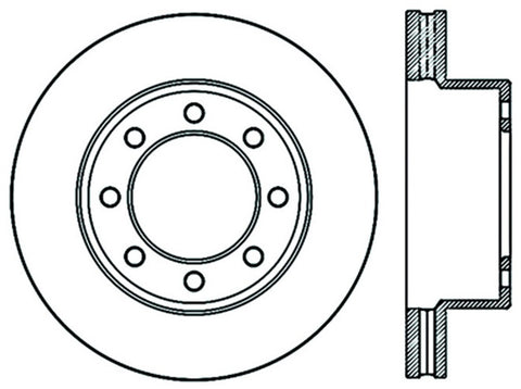 StopTech Cryo Slotted & Drilled Sport Brake Rotor