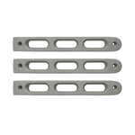 DV8 Offroad 2007-2018 Jeep JK Silver Slot Style Door Handle Inserts - Set Of 3