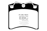 EBC 96-98 Volkswagen Eurovan 2.5 Vented Rotors Greenstuff Front Brake Pads