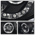 Spyder Toyota Tacoma 05-11 Projector Headlights LED Halo LED Blk Smke PRO-YD-TT05-HL-BSM