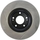StopTech 11-13 Kia Sorento Slotted Sport Brake Rotor Front Left
