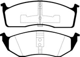 EBC 93-94 Chrysler Concorde 3.3 Yellowstuff Front Brake Pads