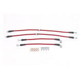 Power Stop 03-06 Mitsubishi Lancer Front & Rear SS Braided Brake Hose Kit