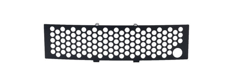 Putco 11-14 Ford F-150 - EcoBoost Bumper Grille Inserts - Black SS Punch w/ Heater Plug Opening