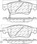 StopTech Street Select 07-16 Infiniti G35/G37/Q60 Front Brake Pads w/ Hardware
