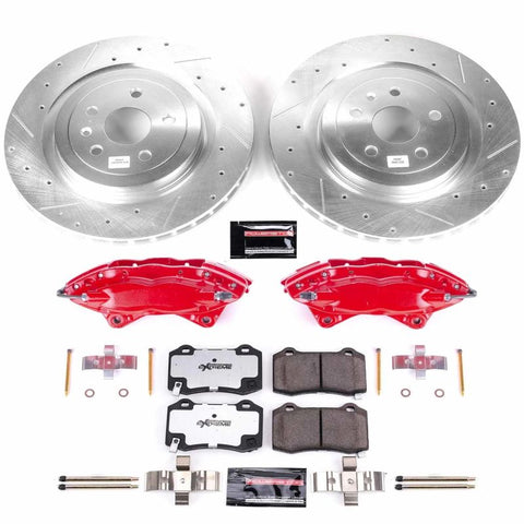 Power Stop 10-15 Chevrolet Camaro Z26 Street Kit w/ Calipers - Rear