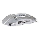 StopTech 01-06 BMW 330CI / 06-08 BMW Z4 Front BBK Silver ST-40 Calipers 332x32 Slotted Rotors