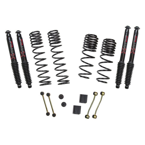 Skyjacker Diesel 2.5in Dual Rate Long Travel Sus Lift Kit w/ Black MAX Shocks - 2020 Jeep JL 4WD