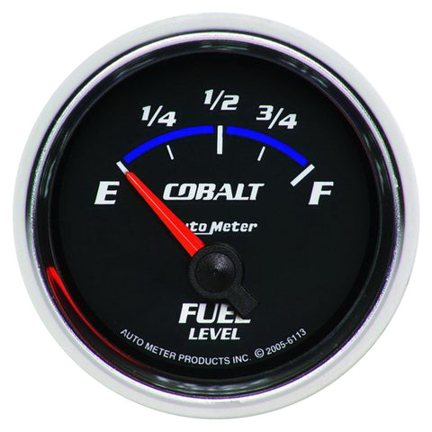 Autometer Cobalt 52mm 0 E/90 F SSE Fuel Level Gauge