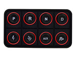 AEM EV 8 Button Keypad CAN Based Programmable Backlighting