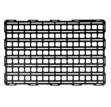 BuiltRight Industries 25in x 15.5in Tech Plate Steel Mounting Panel - Black