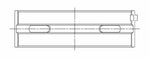 ACL Toyota/Lexus 2JZGE/2JZGTE 3.0L 0.025 Oversized High Performance Main Bearing Set - CT-1 Coated