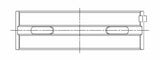 ACL Toyota/Lexus 2JZGE/2JZGTE 3.0L 0.025 Oversized High Performance Main Bearing Set - CT-1 Coated