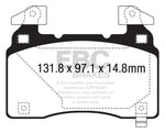 EBC 11-15 Chevrolet Camaro (5th Gen) 6.2 Ultimax2 Front Brake Pads