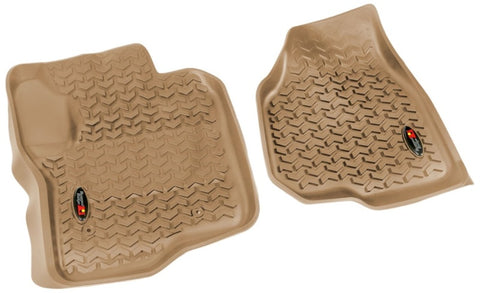Rugged Ridge Floor Liner Front Tan 2012-2016 Ford F-250 / F-350 Regular / Extended