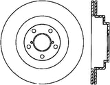 StopTech Power Slot 06-07 WRX / 05-08 LGT Rear Left CRYO slotted rotor