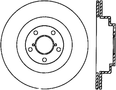 StopTech Power Slot 06-07 WRX / 05-08 LGT Rear Right CRYO slotted rotor