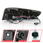 ANZO 2012-2018 Audi A6 LED Taillight Black Housing Smoke Lens 4 pcs (Sequential Signal)