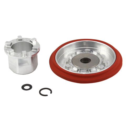 1/8" NPT to TEE 1/4" pushloc stainless steel