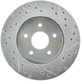 StopTech Select Sport 99-04 Jeep Grand Cherokee SportStop Slotted & Drilled Front Right Rotor