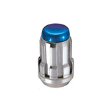 McGard SplineDrive Lug Nut (Cone Seat) M12X1.5 / 1.24in. Length (Box of 50) - Blue Cap (Req. Tool)