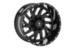 RBP 65R Glock 22x12 5x127/139.7 BP / 4.75 BS -44mm Offset 78mm CB (Hub Centric) Gloss Black Wheel