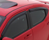 AVS 13-17 Nissan Sentra Ventvisor Outside Mount Window Deflectors 4pc - Smoke