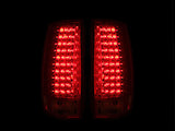 ANZO 2007-2014 Chevrolet Suburban LED Taillights Red/Clear G4
