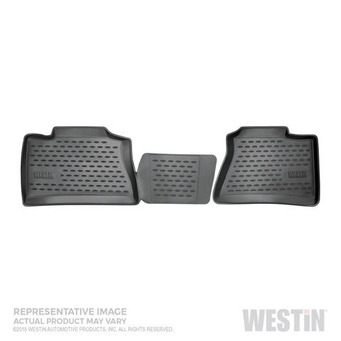 Westin 13-18 Ram 1500/2500/3500 Crew Cab Profile Floor Liners 2nd Row - Black