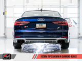AWE Tuning Audi B9 S5 Coupe SwitchPath Exhaust w/ Black Diamond Tips (102mm)