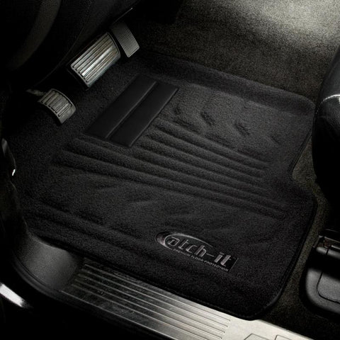 Lund 09-13 Ford F-150 Std. Cab Catch-It Carpet Front Floor Liner - Black (2 Pc.)