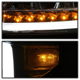 xTune 14-17? Toyota Tundra DRL LED Light Bar Projector Headlights - Chrome (PRO-JH-TTU14-LB-C)