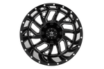 RBP 65R Glock 22x14 5x127/139.7 BP / 4.5 BS -76mm Offset 78mm CB Gloss Black Machined Grooves Wheel