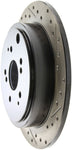 StopTech 01-02 Acura MDX SportStop Slotted & Drilled Left Rear Rotor