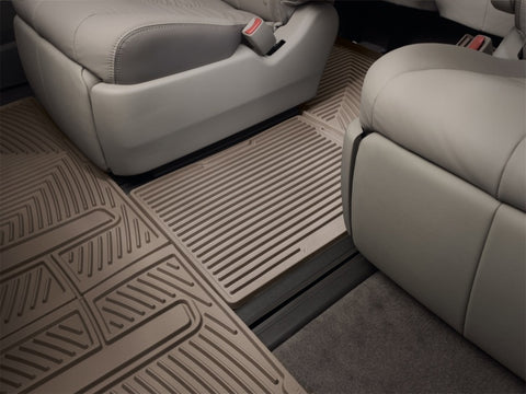 WeatherTech 11+ Toyota Sienna Rear Rubber Mats - Tan