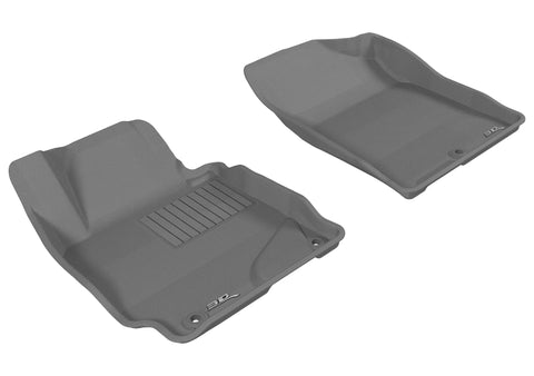 3D MAXpider 2011-2013 Hyundai Elantra Kagu 1st Row Floormat - Gray