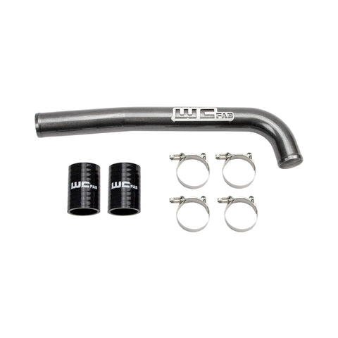 Wehrli 19-21 Cummins 6.7L Upper Coolant Pipe - WCFab Grey